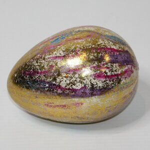 Decorative Golden Easter Egg Holiday Decor NWOT